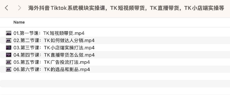 《海外抖音Tiktok系统模块实操课，TK短视频带货，TK直播带货，TK小店端实操》掌握TikTok全链路运营技巧，从短视频到直播带货，轻松玩转海外市场，快速提升变现能力