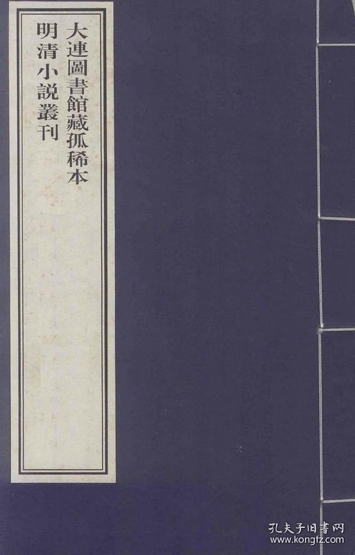 《大连图书馆藏孤稀本明清小说丛刊》收录明清孤稀本小说珍品，展现古代文学独特魅力，为研究者提供珍贵文献资料